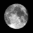 Waning Gibbous, 18 days, 6 hours, 54 minutes in cycle
