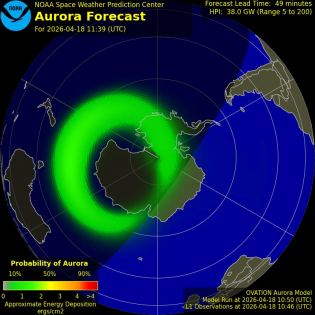 Current Southern hemispheric power input map