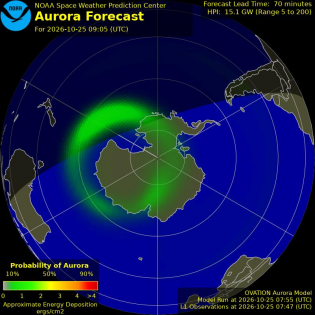 Current Southern hemispheric power input map