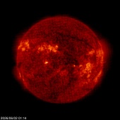 Click for time-lapse image of the sun